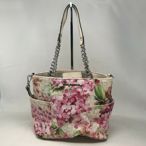 Dana Buchman Womens Multicolor Tote Handbag